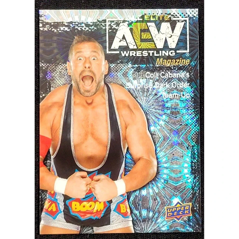 2021 UPPER DECK AEW - COLT CABANA - MAGAZINE PYRO SP